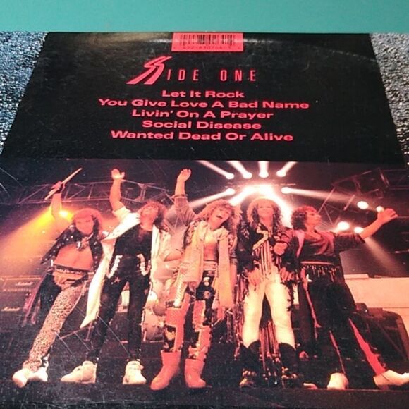 Bon Jovi 'Slippery When Wet' Vinyl Record - Picture 3 of 10